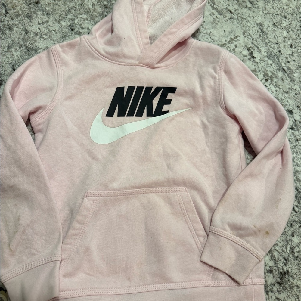 Nike Light Pink Pullover Hoodie and pant